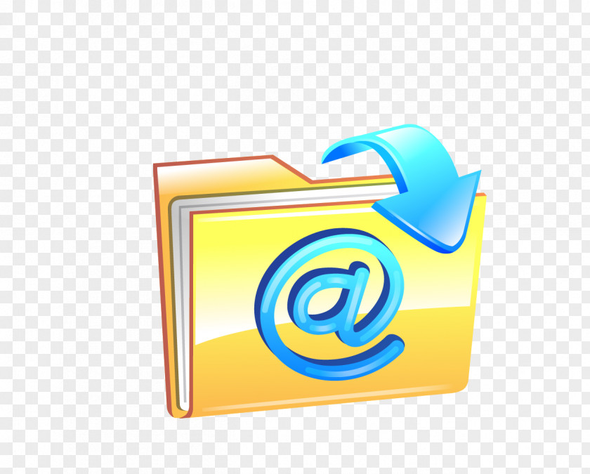 Yellow Folder Directory Information Computer File PNG
