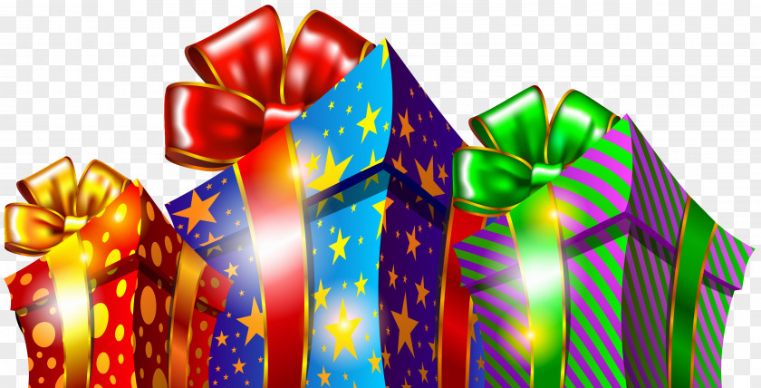 Christmas Gift Boxes Clipart PNG