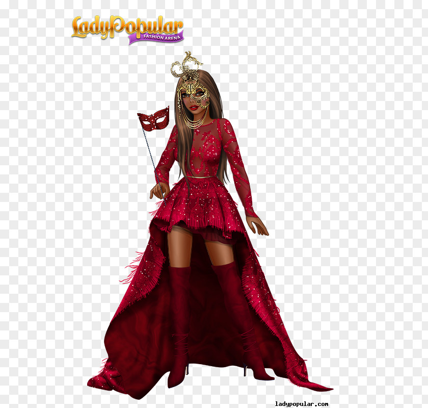 Masquerade Ball Lady Popular Dress-up Clothing Woman Fashion PNG
