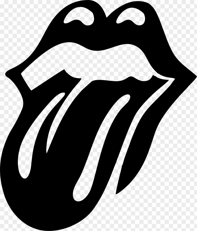 Silhouette The Rolling Stones Logo AutoCAD DXF PNG