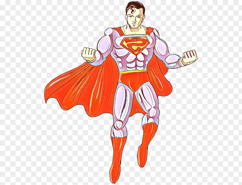Superman Costume Illustration Cartoon PNG