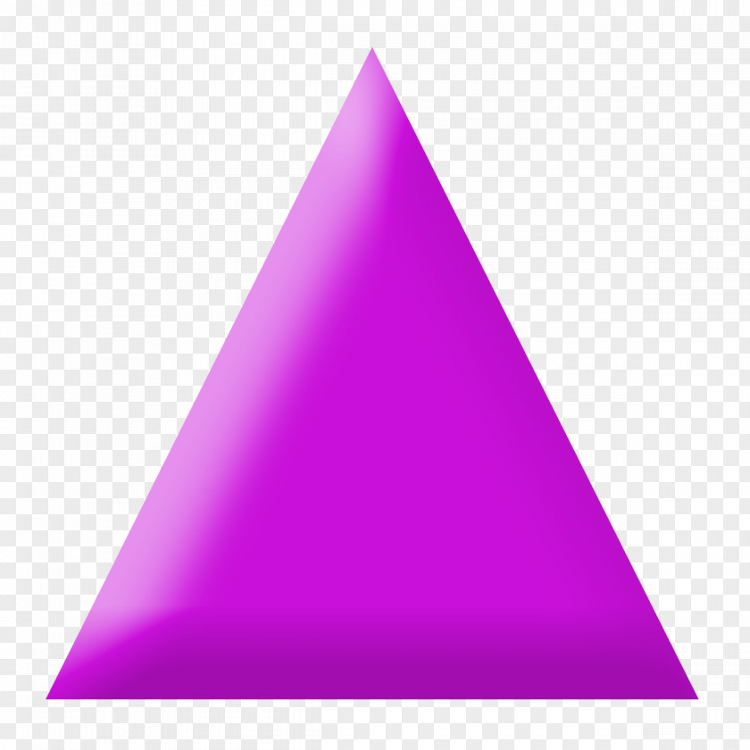 Different Color Triangle Purple PNG
