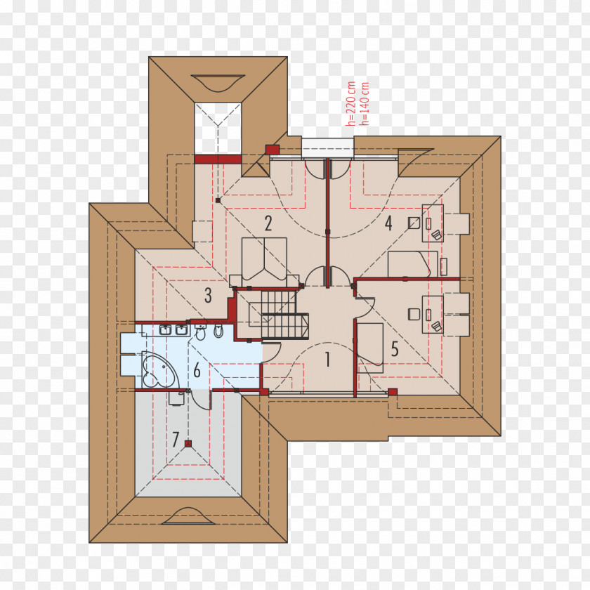House Floor Plan Building Attic Garage PNG
