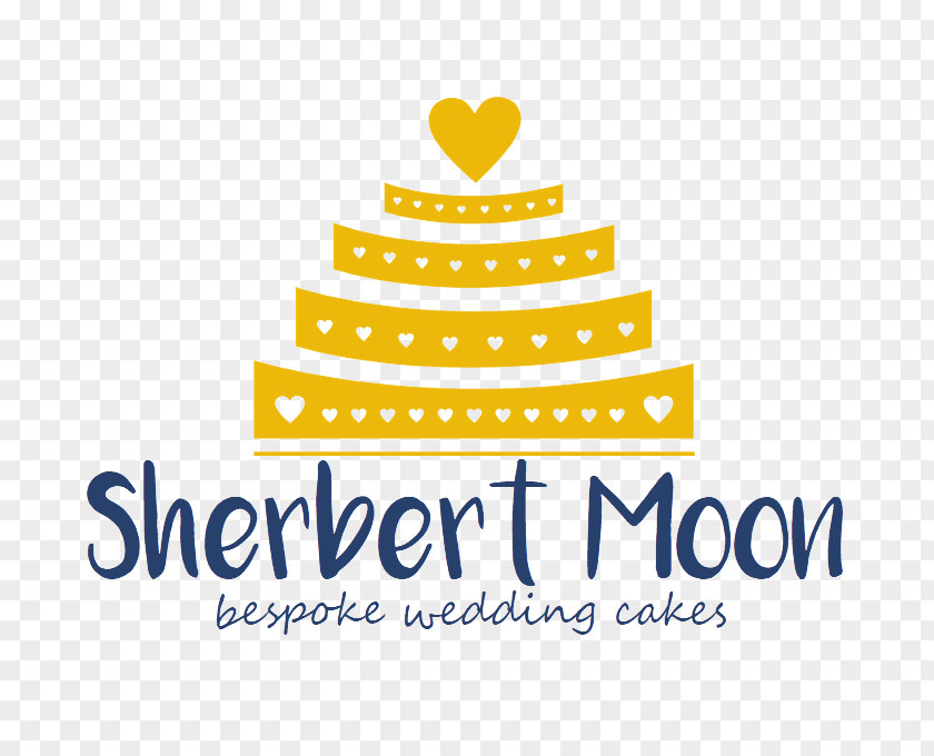 Logo Sherbert Moon Wedding Cakes Brand Font PNG