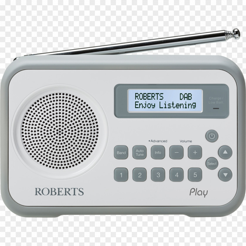 Radio Roberts Play DAB Digital Audio Broadcasting PNG