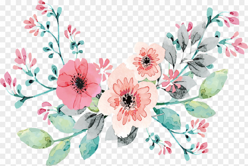 Vector Graphics Watercolor Painting Clip Art Flower PNG