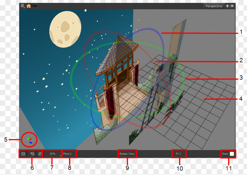 A Perspective View Multiplane Camera Stereo Display Illusion PNG