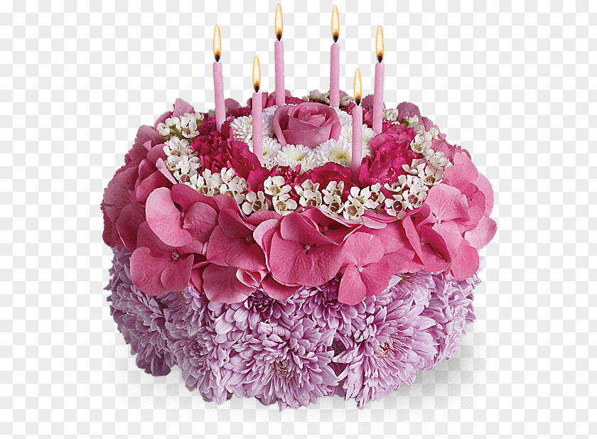 Birthday Cake Flower Bouquet Floristry PNG