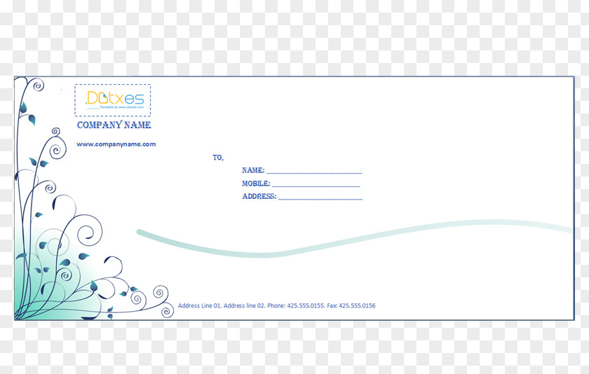 Design Template Download Paper Envelope Business Letter Microsoft Word PNG