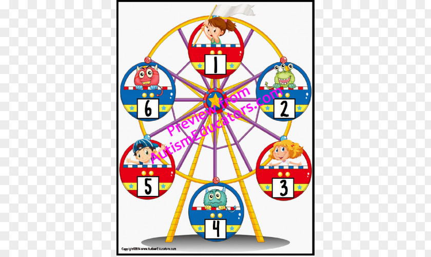 Ferris Wheel Amusement Park Traveling Carnival Swing Ride Clip Art PNG