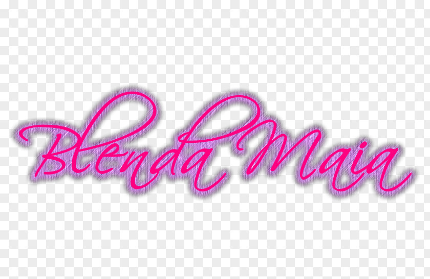 KEBLEND Logo Brand Pink M Font PNG