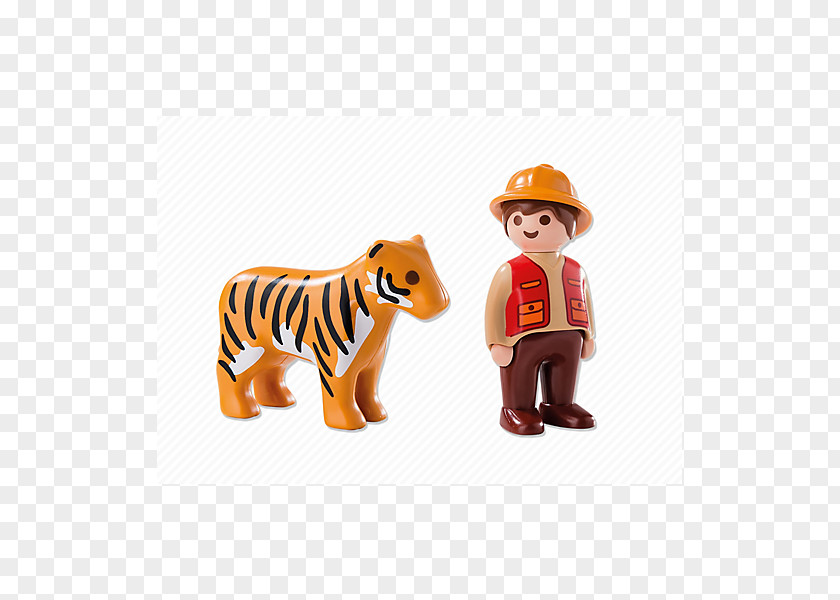 Tiger Playmobil Gamekeeper With Toy PNG