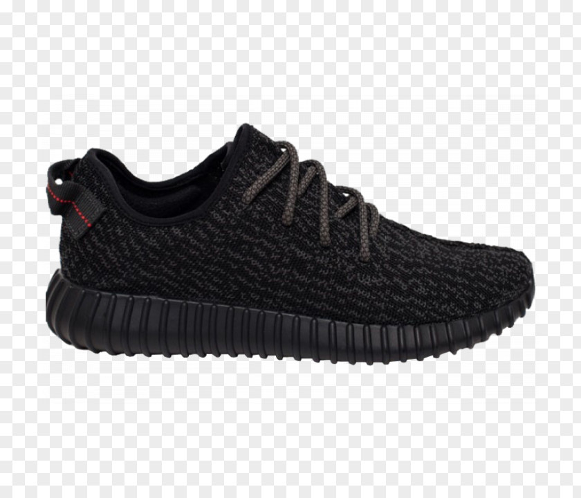 Adidas Mens Yeezy Boost 350 Black Fabric 4 Sneakers Shoe ASICS PNG