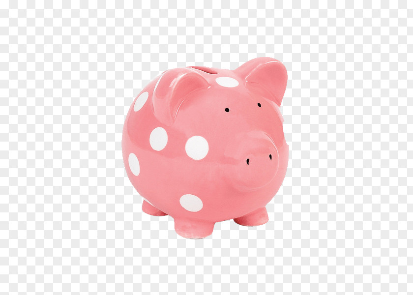 Pink Piggy Bank PNG