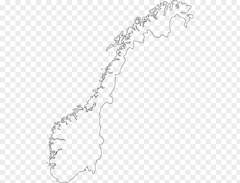 Map Norway Blank Clip Art PNG