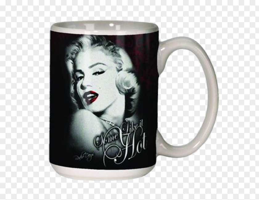 Marilyn Monroe Coffee Cup Some Like It Hot Mug PNG