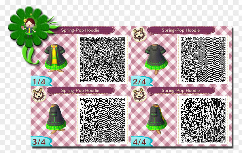 Pop Art Backgrounds Animal Crossing: New Leaf Happy Home Designer QR Code Helga Hufflepuff Robe PNG