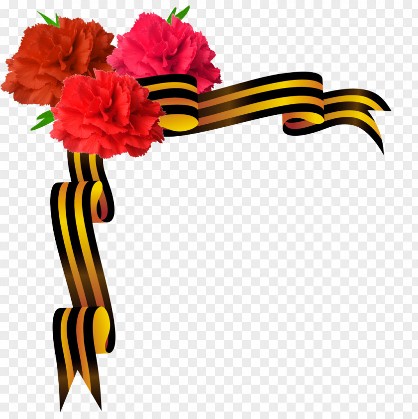 георгиевская лента Victory Day Ribbon Of Saint George Floral Design Holiday Georgiy Lentasi Aksiyasi PNG
