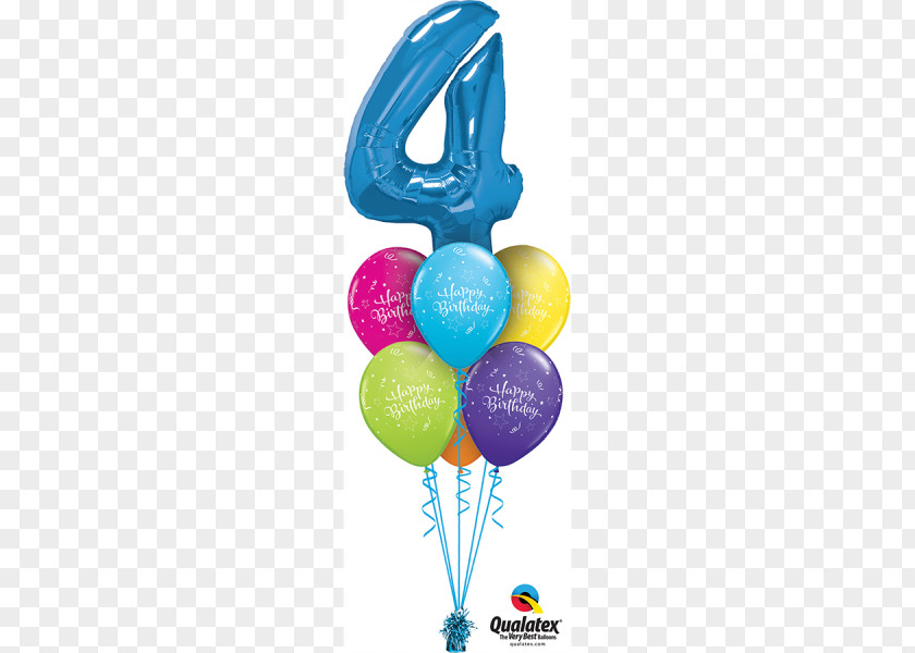 Birthday Balloon Gas Party Flower Bouquet PNG
