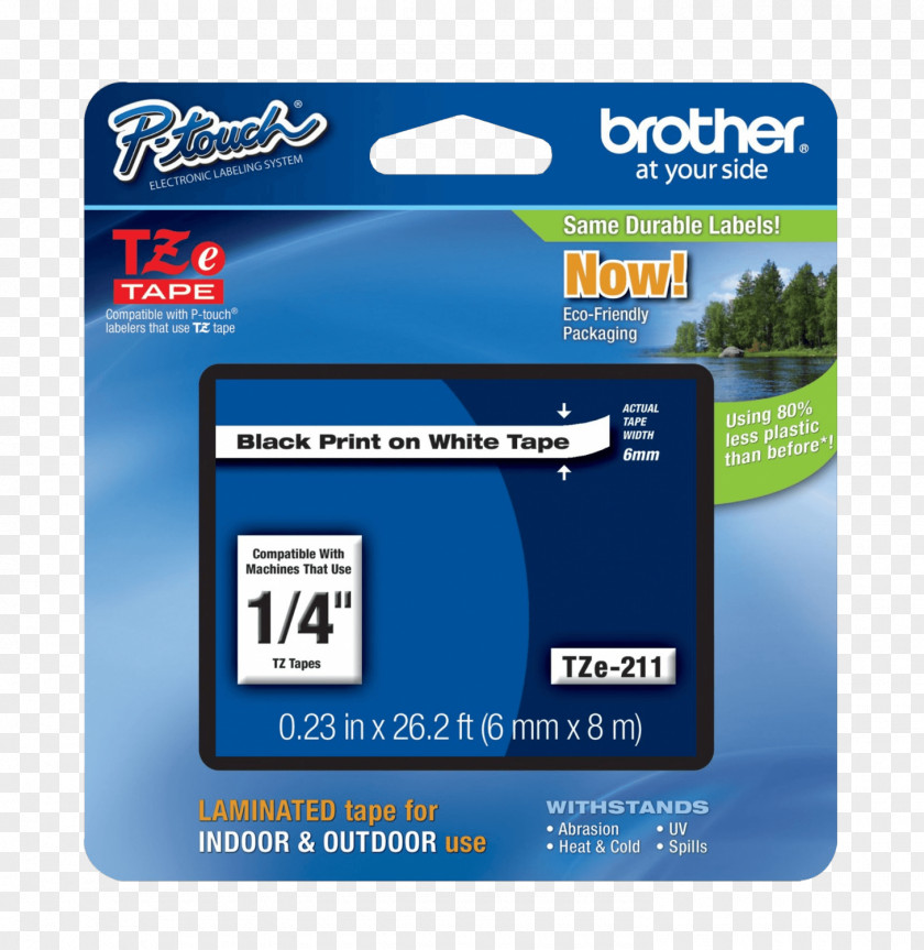 Brother Adhesive Tape Label Printer P-Touch Industries PNG