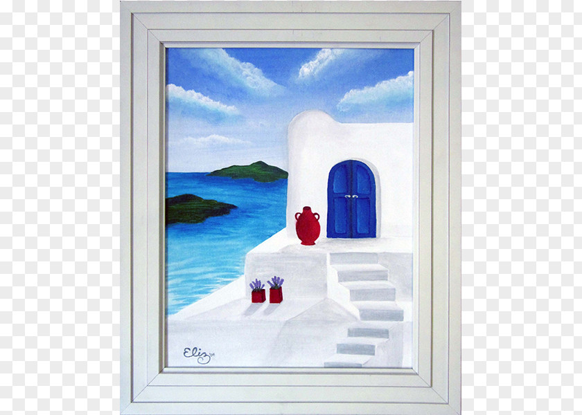 Canvas Board Painting Window Modern Art Picture Frames PNG