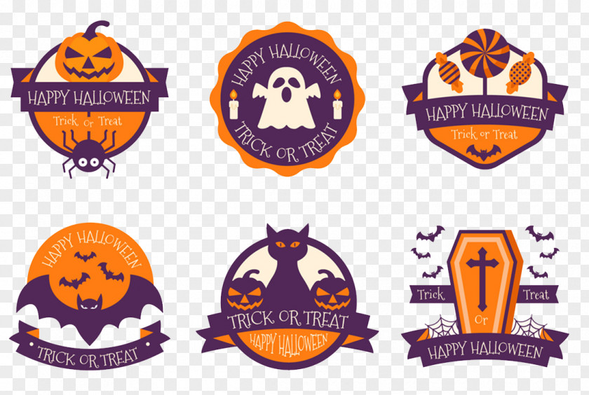 Halloween Badge Design PNG