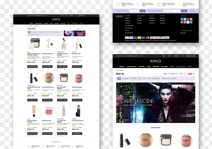 Multiple Cosmetics Electronics Web Page Gadget Multimedia Font PNG