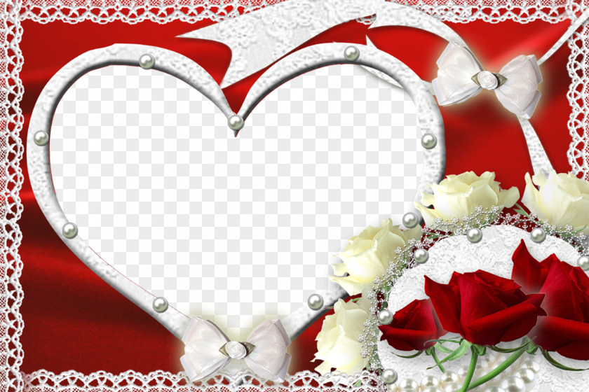 Red Frame Heart Png Picture Frames Photography Valentine's Day Mother's PNG