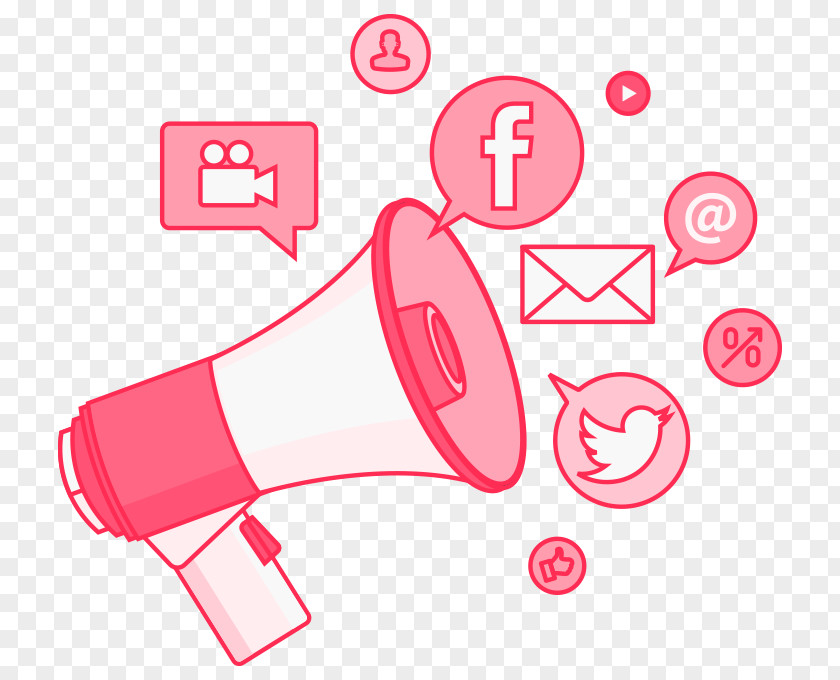 Social Media Integration Marketing Mass PNG