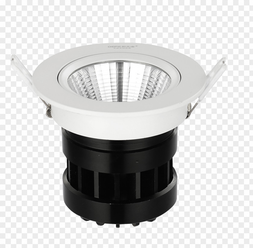 Three Direction Spot Light Light-emitting Diode LED Lamp Recessed Fixture PNG