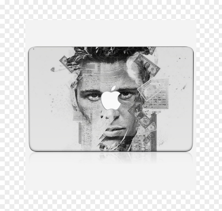 Tyler Durden Vector Shadow Skin Poster Art Design PNG