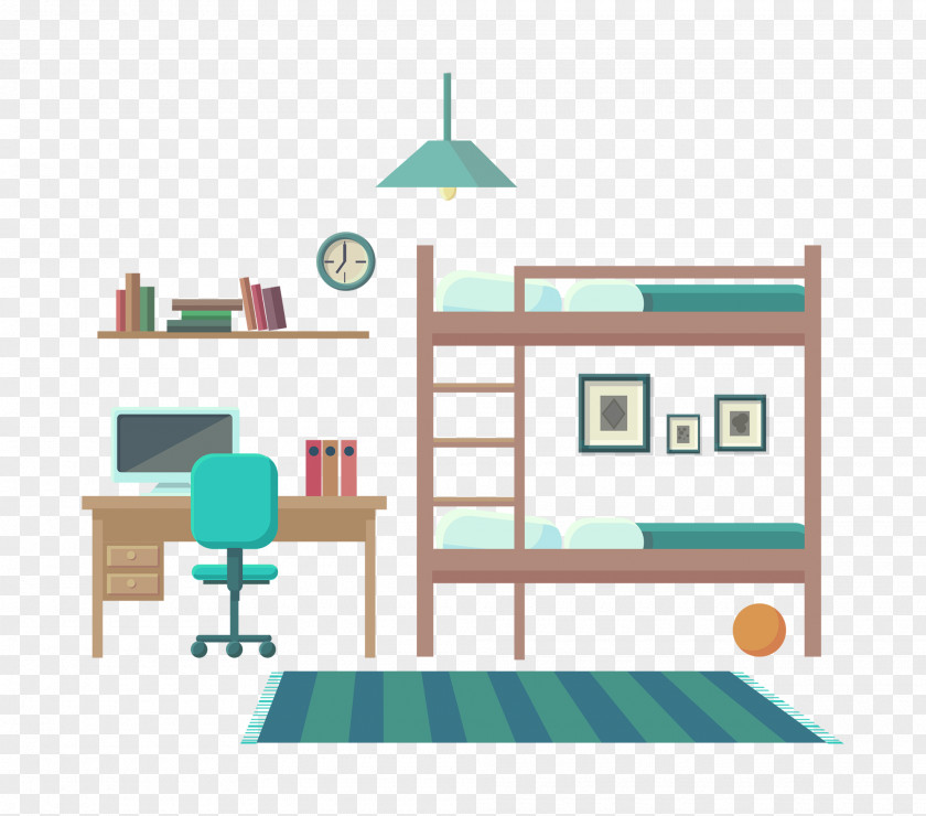 Book Room Vector Graphics Bedroom Drawing Image PNG