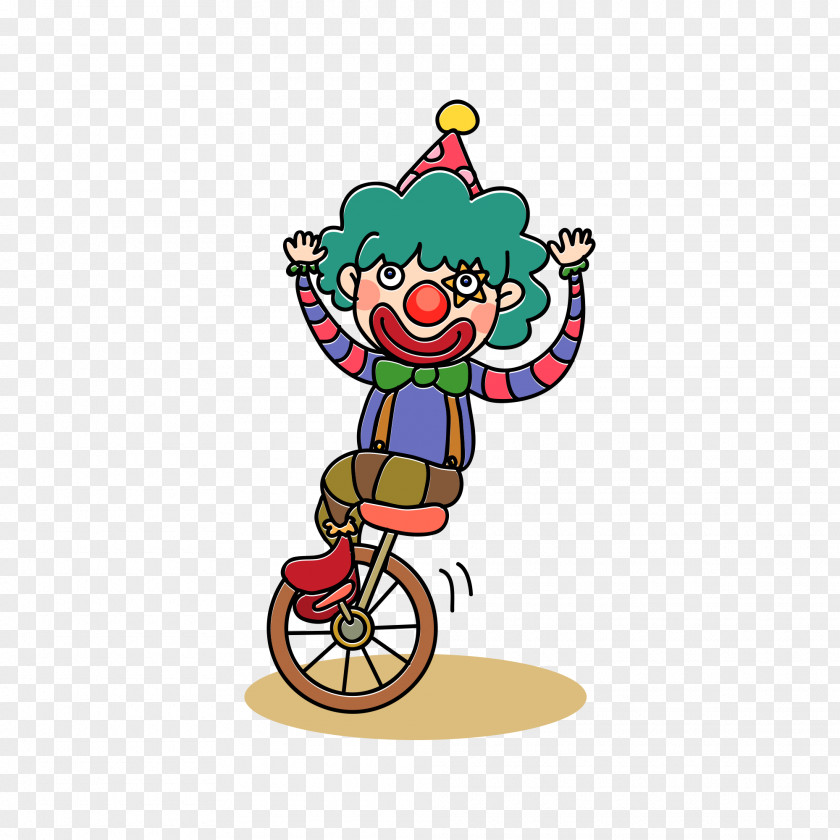 Circus Clown Vecteur PNG