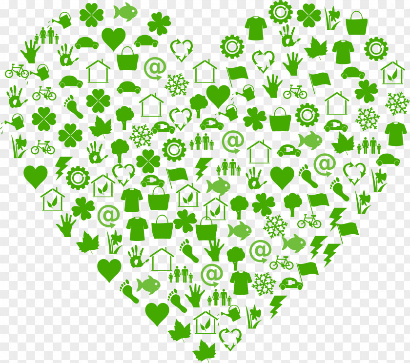 Eco Heart Ecology Sustainability Natural Environment Environmentally Friendly PNG