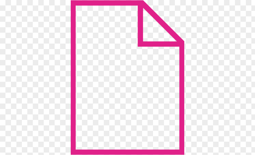 Line Paper Triangle Pink M PNG