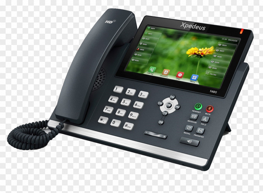 Phone VoIP Session Initiation Protocol Telephone Voice Over IP Gigabit Ethernet PNG