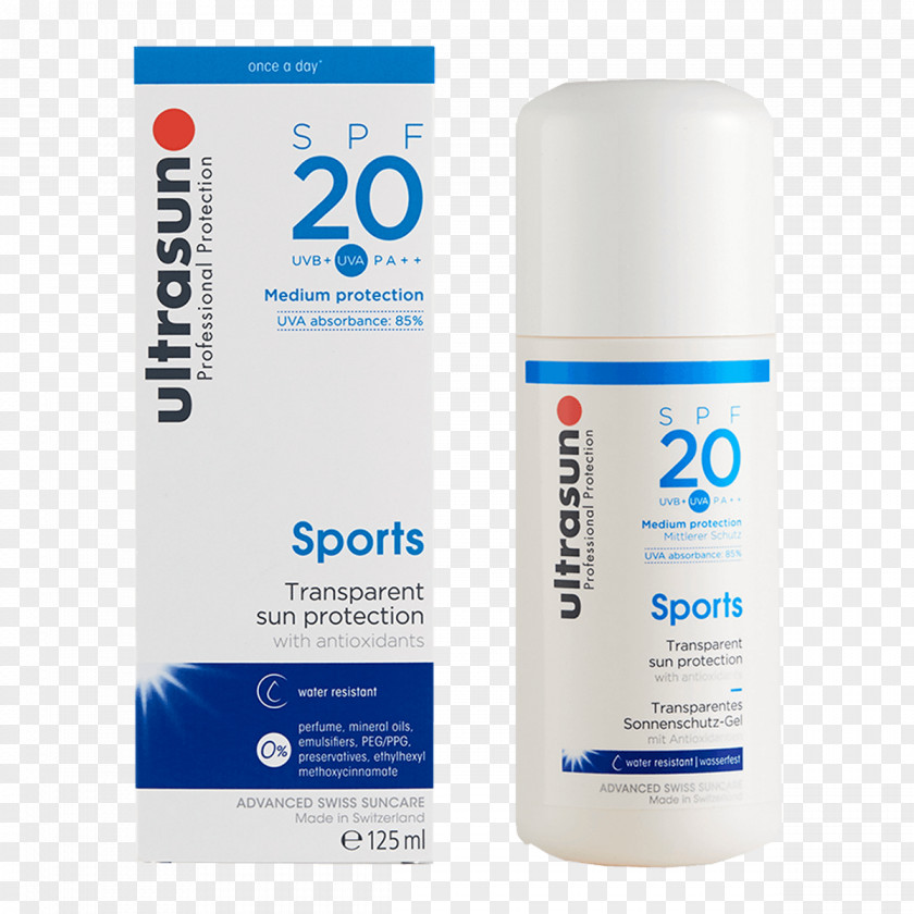 Protective Sunscreen Lotion Ultrasun 30 SPF Family Sports Gel SPF30 200ml 400ml PNG