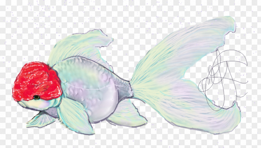 Red Goldfish Tail Legendary Creature Fish PNG