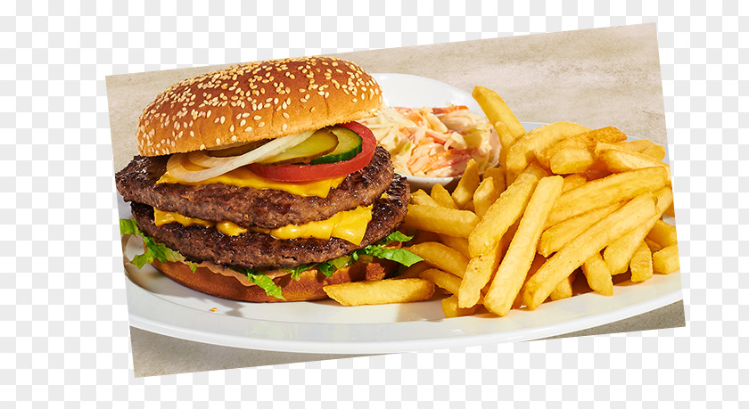 AMERICAN DINER French Fries Cheeseburger Hamburger Whopper Buffalo Burger PNG