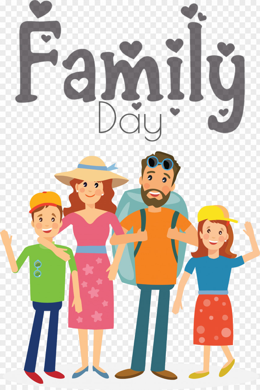 Family Day Happy PNG