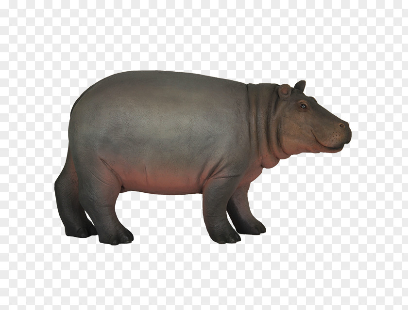 Hippopotamus Rhinoceros Statue Design Toscano Animal PNG