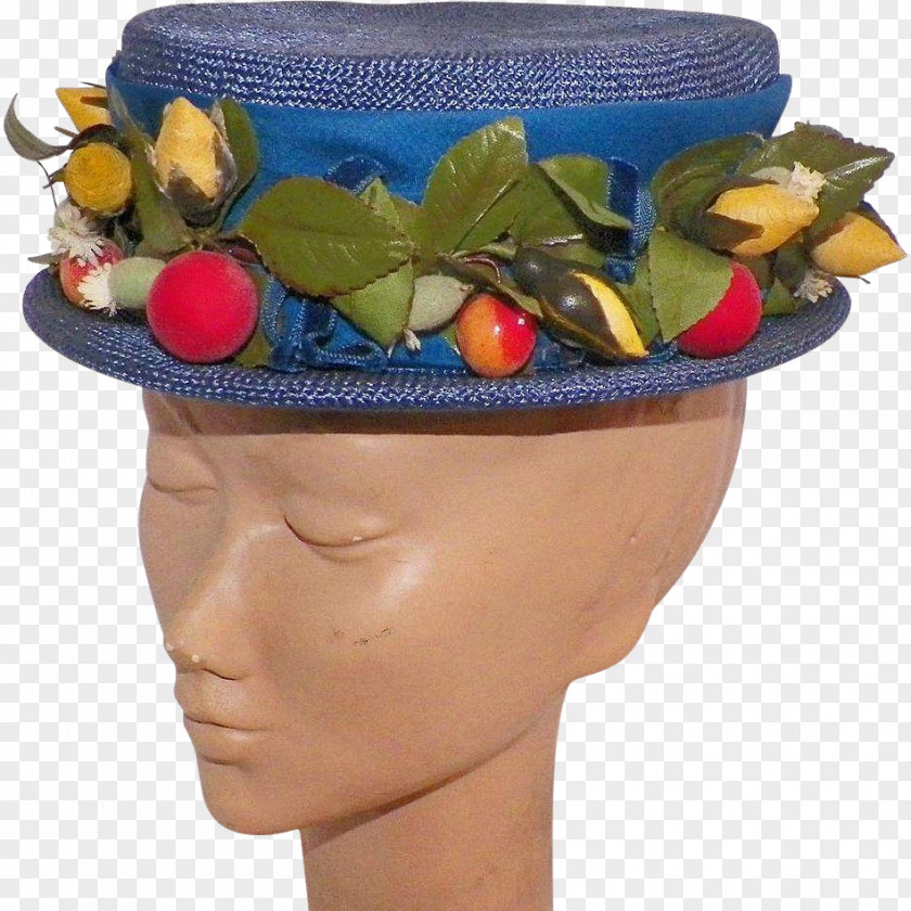 National Day Scatters Flowers Sun Hat Boater Fashion Pillbox PNG