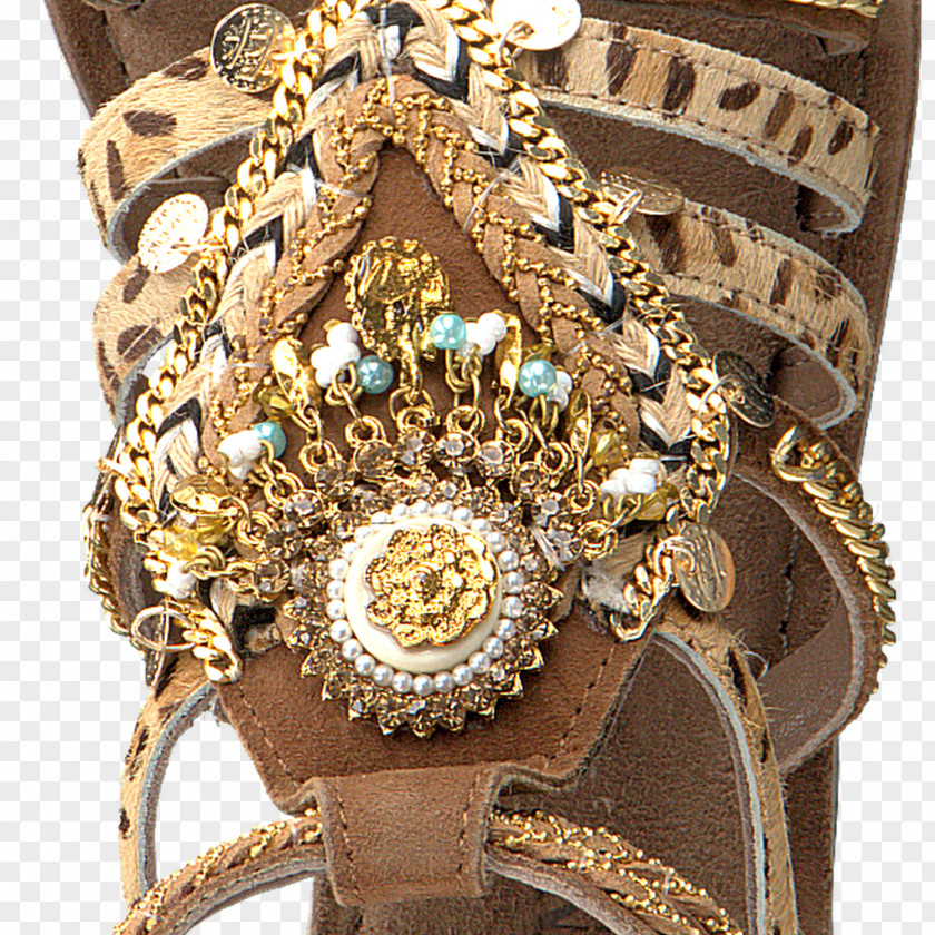 Sandal Brown Taupe Shop Brass PNG