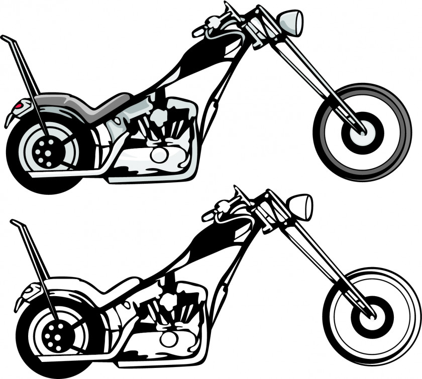 Vintage Motorcyle Cliparts Triumph Motorcycles Ltd Chopper Harley-Davidson Clip Art PNG