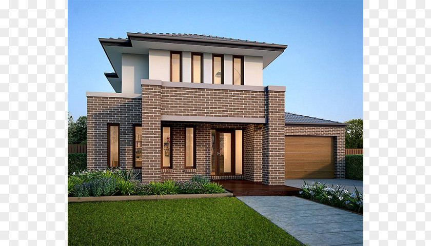 Landed Estate ProLead Townhouse House Plan PNG