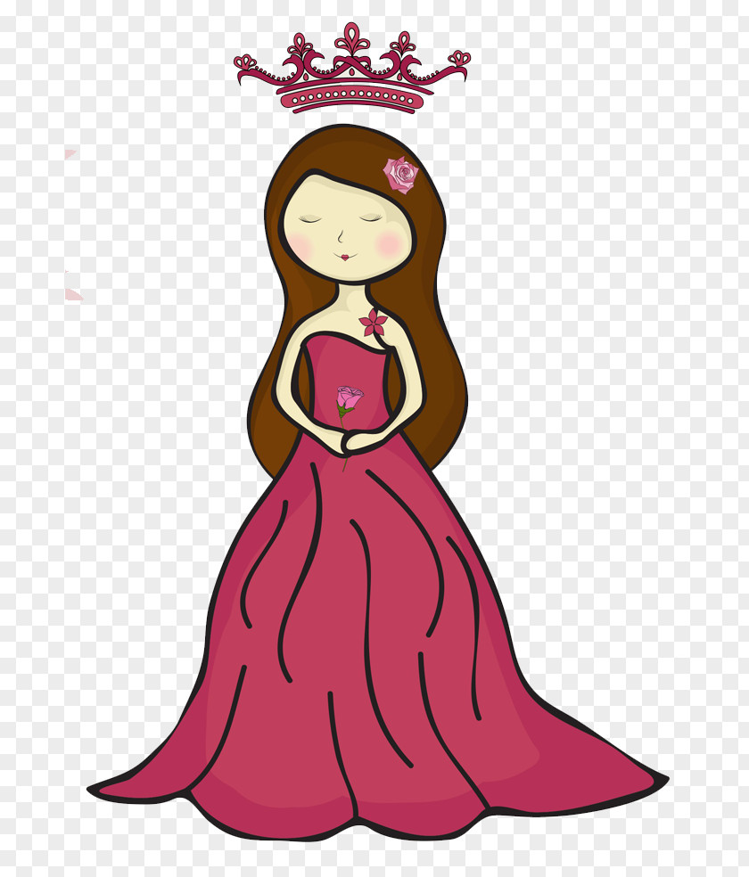 Princess Crown Queen Regnant Cartoon U0e01u0e32u0e23u0e4cu0e15u0e39u0e19u0e0du0e35u0e48u0e1bu0e38u0e48u0e19 Woman PNG