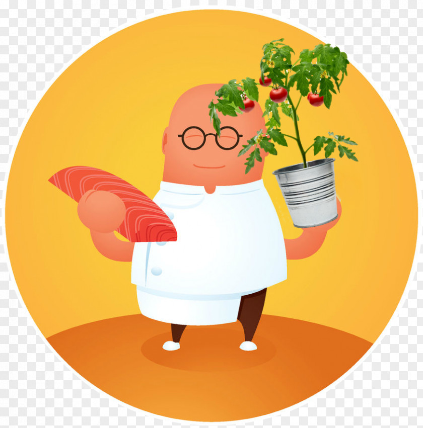 Sushi Chef Itamae Clip Art PNG