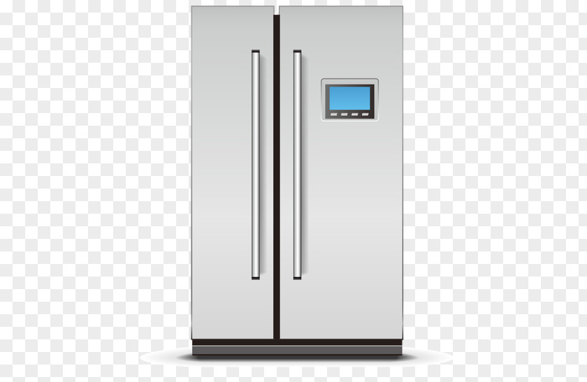 Vector 3D Refrigerator Home Appliance Download PNG