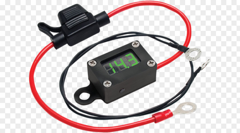 Battery Motorcycle Cable Electronic Component Multimeter Voltmeter Electronics PNG
