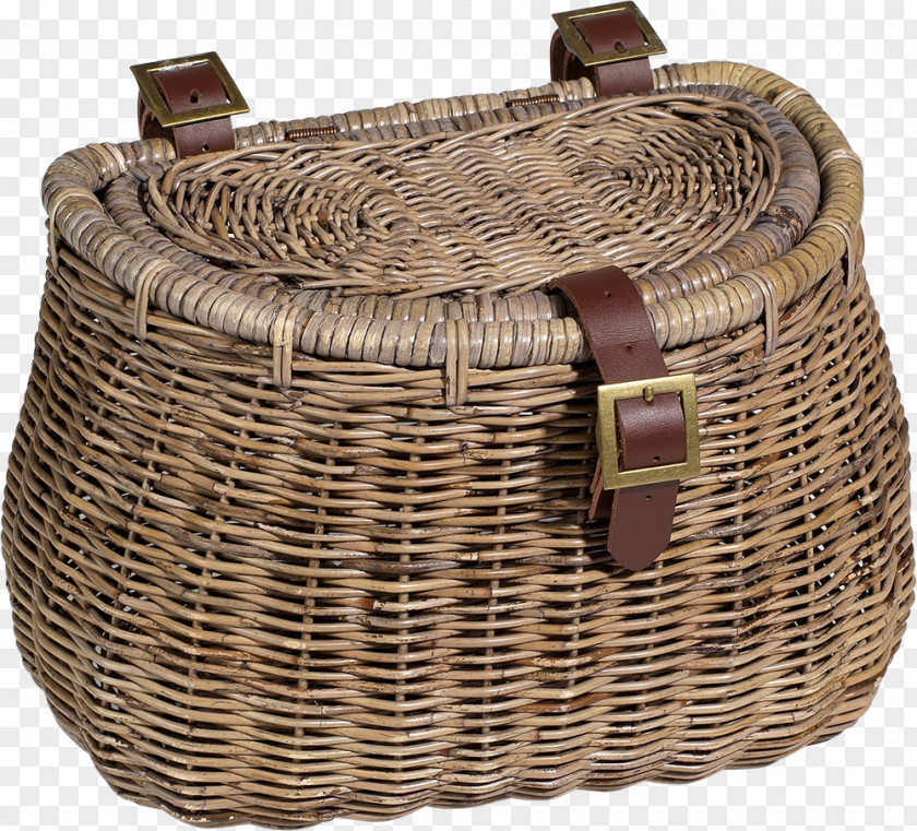 Bicycle Basket Wicker Baskets Lid PNG